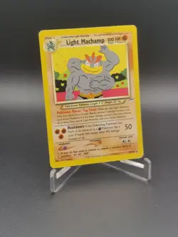 Light Machamp 25/105 Neo Destiny Regular Rare 1999 WOTC Pokemon TCG LP - Image 1