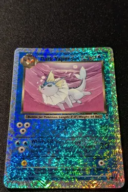Pokemon LEGENDARY COLLECTION - #9/110 Dark Vaporeon - Reverse Holo - ENG - LP - Image 4