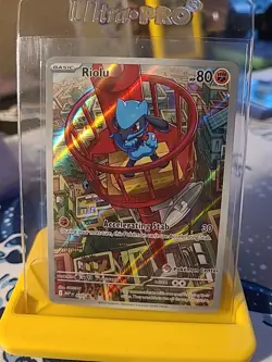 Pokemon Center Stamped - Pokemon Mega Evolution ETB Promo #10 Riolu - Image 1