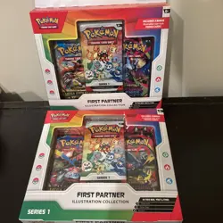 Pokemon First Partner Illustration Collection (Lot of 2) ✅In Hand ✅Sealed - Image 1
