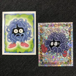 1998 Nintendo | Pokemon (TANGELA) Sticker Set Merlin Collection RARE VTG Holo - Image 1