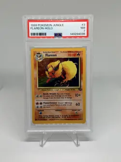 Pokemon Jungle Flareon 3/64 PSA 7 - Image 1