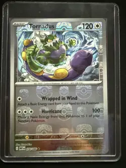 Tornadus 078/086 SV White Flare Master Ball Pattern Reverse Holo Pokemon NM - Image 5