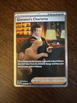 Pokemon Giovanni's Charisma SV 151 MEW 204/165 - NM - Image 1