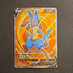 Pokemon Lucario V Full Art Promo Holo SWSH: Sword & Shield SWSH213 - Image 1