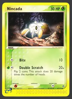 Nincada 67/97 Pokemon EX Dragon NM - Image 1