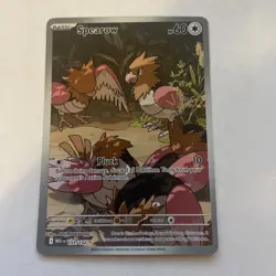 Spearow 151/132 Illustration Rare Holo Pokemon Me01: Mega Evolution NM/M - Image 1