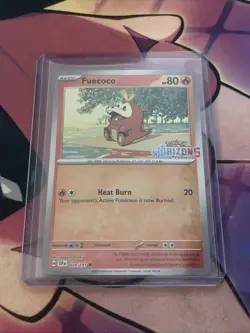 Pokemon Fuecoco Surging Sparks Horizons Stamp 029/191 Reverse Holo Common - NM - Image 1