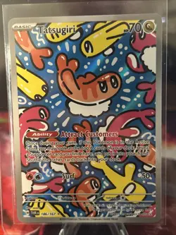 Pokemon TCG - Tatsugiri 186/167 Sv06: Twilight Masquerade Illustration Rare - Image 1