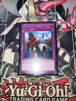 Imperial Order Secret Rare PSV-EN104 25th Anniversary Yugioh - Image 1