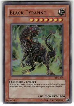 Black Tyranno Ultra Rare Invasion of Chaos IOC-075 NM - Image 1