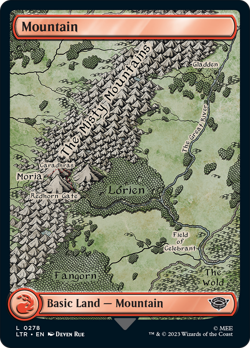 Mountain (278) LOTR: Tales of Middle-earth NM CARD ABUGames - Image 1
