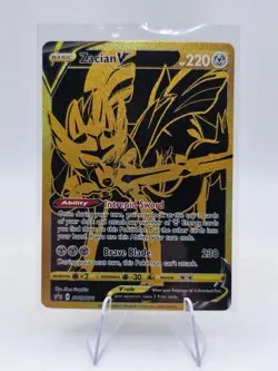 Zacian V SWSH076 SWSH: Sword & Shield Promo Cards Holo - Image 1