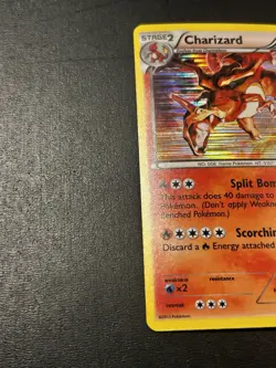 Pokemon Charizard Stage 2 Holo Rare Legendary Treasures 19/113 Card - Image 3