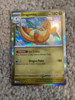 Pokemon TCG Scarlet & Violet Dragonite Holo Rare Card 149/165 NM/Mint Condition - Image 1