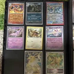 Pokemon TCG Card Lot Lucario Binder Tauros Pikachu Eevee Umbreon Charmeleon - Image 2