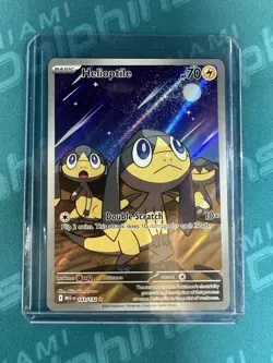 Helioptile 143/132 Me01: Mega Evolution Illustration Rare Pokemon TCG Card NM - Image 1