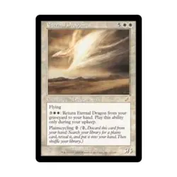WotC MtG Scourge Eternal Dragon (R) (Foil) VG - Image 1