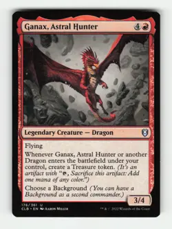 Ganax Astral Hunter U Battle for Baldur's Gate 176 LP Normal MTG - Image 1