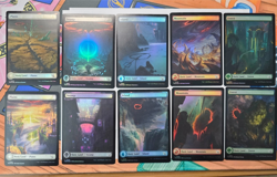 Full Art FOIL Land Set x 10 Land - March of the Machine - MTG - Image 1