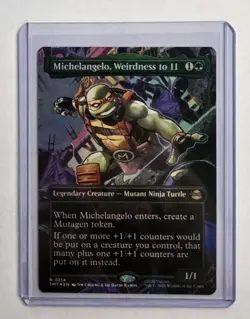 Michelangelo, Weirdness to 11 #214 Foil R - Teenage Mutant Ninja Turtles TMNT - Image 1