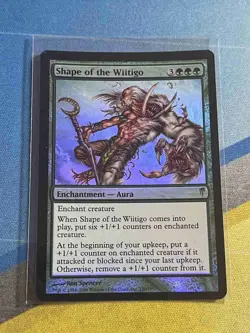 Magic the Gathering MTG Coldsnap SHAPE OF THE WIITIGO Foil - Image 1