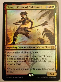 Samut, Vizier of Naktamun MAT #45 Mythic Foil NM+ - Image 1