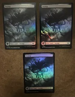 x3 Foil* Swamp - Outlaws of Thunder Junction - Land OTJ 274 - LP MTG - Image 1