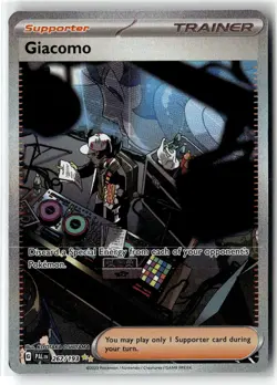 Giacomo ⭐ 267/193 Holo Special Illustration Rare Paldea Evolved 2023 Pokemon NM - Image 1
