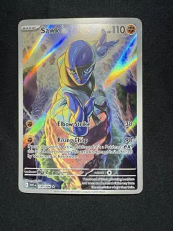 Sawk Illustration Rare 130/086 White Flare Pokemon TCG - Image 1