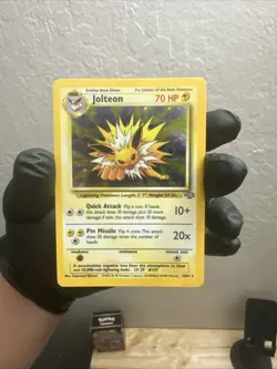 1999 Pokemon Jungle Jolteon Holo Rare #4/64 Vintage WOTC LP - Image 1