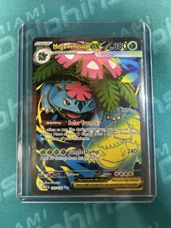 Pokemon Mega Venusaur EX 155/132 Me01: Mega Evolution Ultra Rare Holo ENGLISH - Image 1