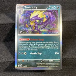 Pokemon ME: Mega Evolution Pro Toxtricity (Prerelease) [Staff] (P) #017 (H NM - Image 1