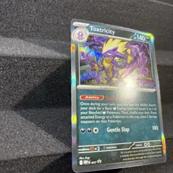 Pokemon ME: Mega Evolution Pro Toxtricity (Prerelease) [Staff] (P) #017 (H NM - Image 3