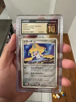 Pokemon Jirachi Temple of Anger 1st Edition CGC Pristine 10 Japanese 2008 - Image 1