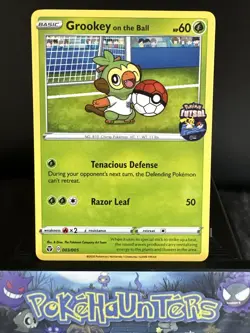 Pokemon Card Grookey On The Ball 003/005 Futsal Promo Non Holo Rare NM - Image 1