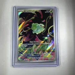 Pokemon TCG Bulbasaur 133/132 Mega Evolution Illustration Rare NM - Image 1