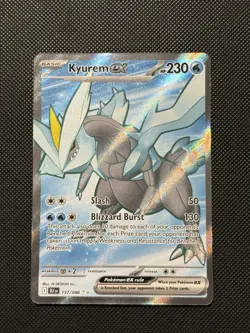 Pokemon Black Bolt - Kyurem Ex - 157/086 - Full Art Rare - M/NM - Image 2