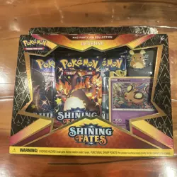 Pokemon TCG Shining Fates Mad Party Pin Collection (Dedenne) NEW & SEALED - Image 1