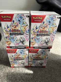 4x Prismatic Evolutions Booster Bundles - Factory Sealed - Pokemon TCG - Image 1