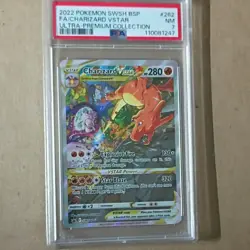 Pokemon Charizard VSTAR SWSH262 Ultra-Premium Promo Holo PSA 7 Sword & Shield - Image 1