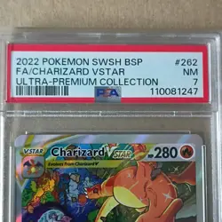 Pokemon Charizard VSTAR SWSH262 Ultra-Premium Promo Holo PSA 7 Sword & Shield - Image 3