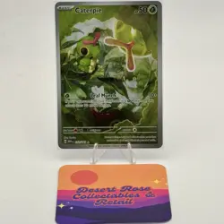 Pokemon TCG Caterpie 172/165 Scarlet & Violet 151 Illustration Rare NM+ - Image 1