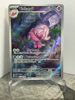 Pokemon TCG Tinkatuff Scarlet & Violet Paldea Evolved Illustration RARE 217/193 - Image 1