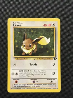 Pokemon WOTC Team Rocket - Eevee - 55/82 - Non Holo Common - NM/LP - Image 2