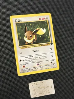 Pokemon WOTC Team Rocket - Eevee - 55/82 - Non Holo Common - NM/LP - Image 3