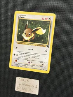 Pokemon WOTC Team Rocket - Eevee - 55/82 - Non Holo Common - NM/LP - Image 4