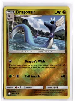 Pokemon TCG Dragonair Sun & Moon Base 95/149 Reverse Holo Uncommon - Image 1