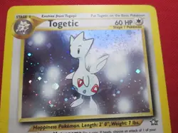 Pokemon Togetic 16/111 Neo Genesis Holo Swirl LP - Image 2