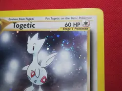 Pokemon Togetic 16/111 Neo Genesis Holo Swirl LP - Image 3
